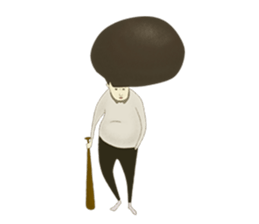 Big head walker sticker #9369928