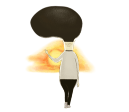 Big head walker sticker #9369930