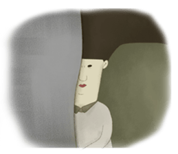 Big head walker sticker #9369940