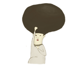 Big head walker sticker #9369945