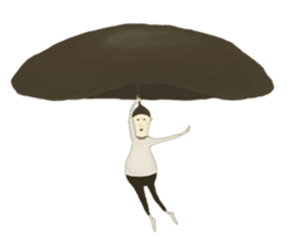 Big head walker sticker #9369951