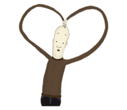 Big head walker sticker #9369955