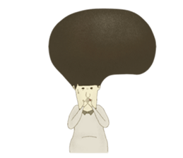 Big head walker sticker #9369961