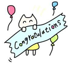 Smiley cats sticker #9370088