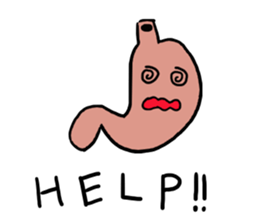 internal organs funny sticker sticker #9370388