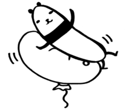 Long-panda sticker #9370410