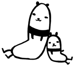 Long-panda sticker #9370412