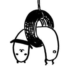 Long-panda sticker #9370425