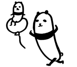 Long-panda sticker #9370429