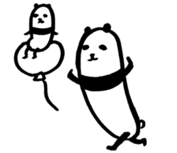 Long-panda sticker #9370429