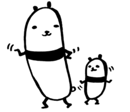 Long-panda sticker #9370431