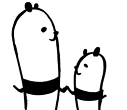 Long-panda sticker #9370435