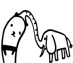 Long-panda sticker #9370438