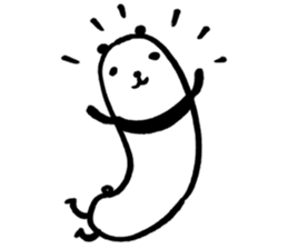 Long-panda sticker #9370447