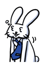 Troublesome rabbit teacher sticker #9370528