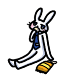 Troublesome rabbit teacher sticker #9370532