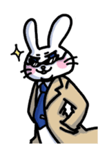 Troublesome rabbit teacher sticker #9370536