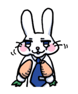 Troublesome rabbit teacher sticker #9370537
