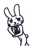 Troublesome rabbit teacher sticker #9370541