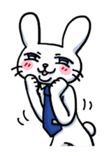 Troublesome rabbit teacher sticker #9370543