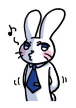 Troublesome rabbit teacher sticker #9370550