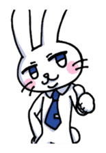 Troublesome rabbit teacher sticker #9370553