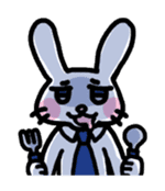 Troublesome rabbit teacher sticker #9370562