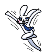 Troublesome rabbit teacher sticker #9370565