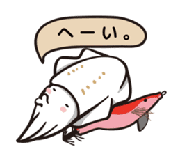 big fin reef squid/eging sticker #9370653