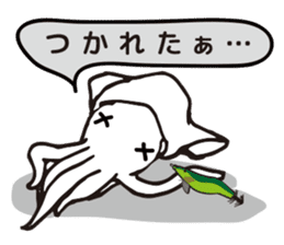 big fin reef squid/eging sticker #9370677