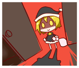 Christmas Santa"kana"Sticker sticker #9370884
