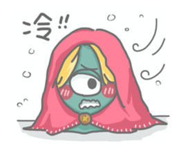 eyed monster sticker #9371088