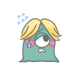 eyed monster sticker #9371098