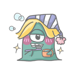 eyed monster sticker #9371103