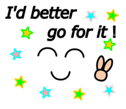 Basic & Simple Sticker in English sticker #9371543