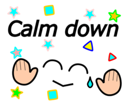 Basic & Simple Sticker in English sticker #9371552