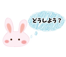send rabbit to a favorite person sticker #9371934