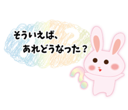 send rabbit to a favorite person sticker #9371936