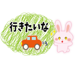 send rabbit to a favorite person sticker #9371942
