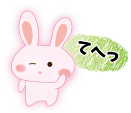 send rabbit to a favorite person sticker #9371954