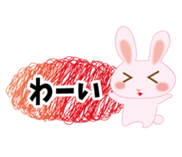 send rabbit to a favorite person sticker #9371959