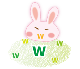 send rabbit to a favorite person sticker #9371964