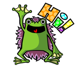 FREDDIE the Furry Frog sticker #9372410