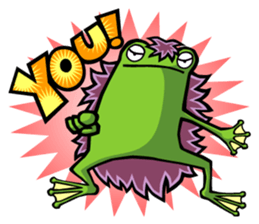 FREDDIE the Furry Frog sticker #9372414