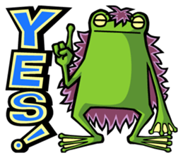 FREDDIE the Furry Frog sticker #9372418