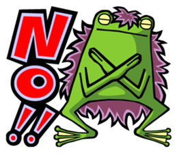 FREDDIE the Furry Frog sticker #9372419