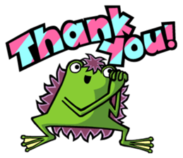 FREDDIE the Furry Frog sticker #9372420