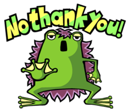 FREDDIE the Furry Frog sticker #9372421