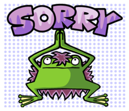 FREDDIE the Furry Frog sticker #9372422