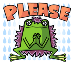 FREDDIE the Furry Frog sticker #9372423